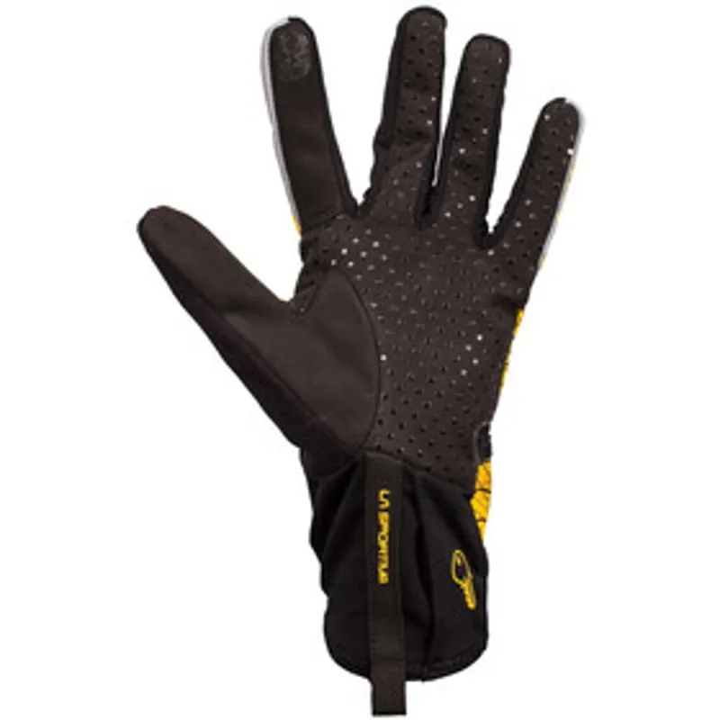 La Sportiva Winter Run Glove in Yellow-2