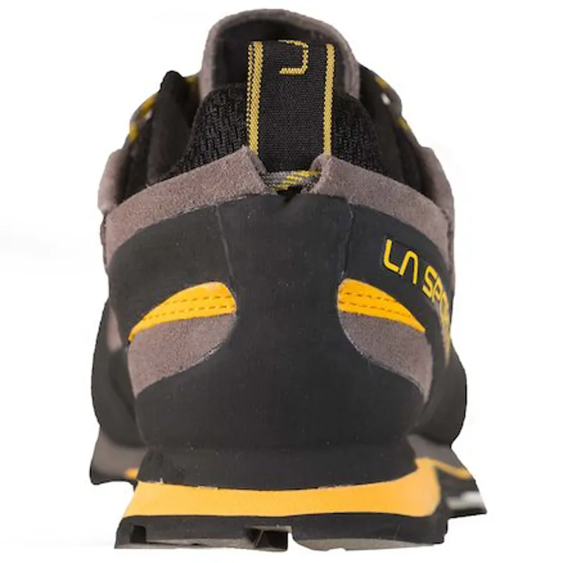 La Sportiva Boulder X Men's Approach/Walking Shoe in Grey/Yellow-5