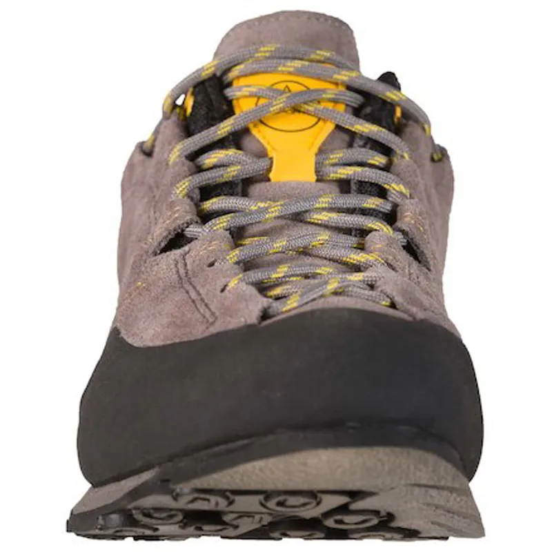 La Sportiva Boulder X Men's Approach/Walking Shoe in Grey/Yellow-4