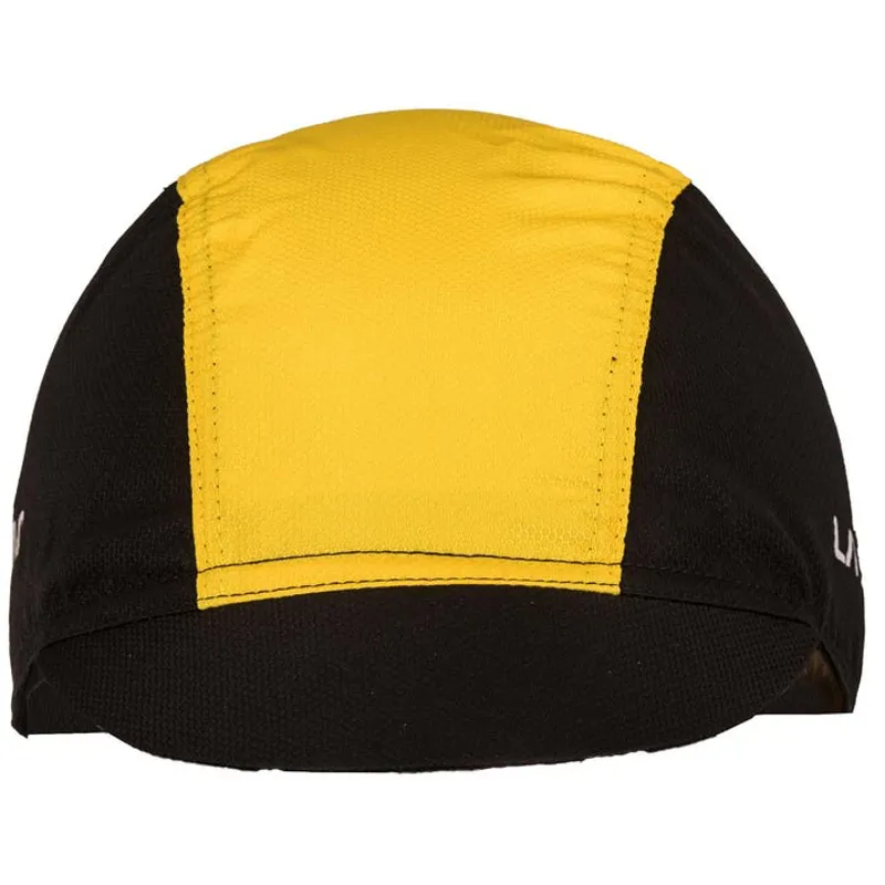 La Sportiva Cycling/Running Cap in Black/Yellow-1