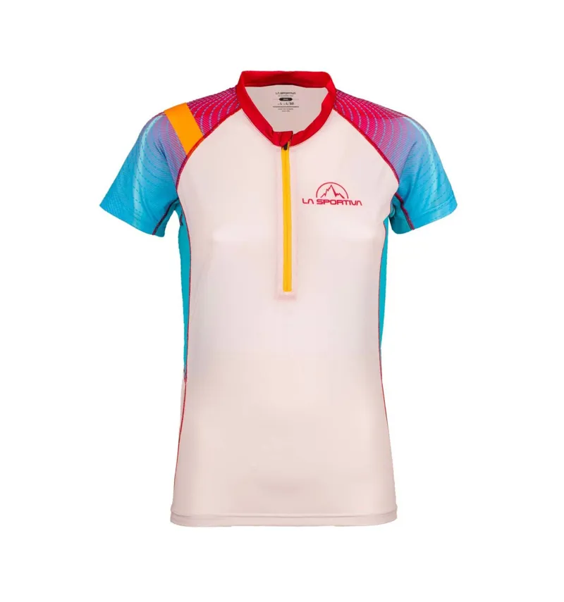 La Sportiva Speed T-Shirt in Berry/White