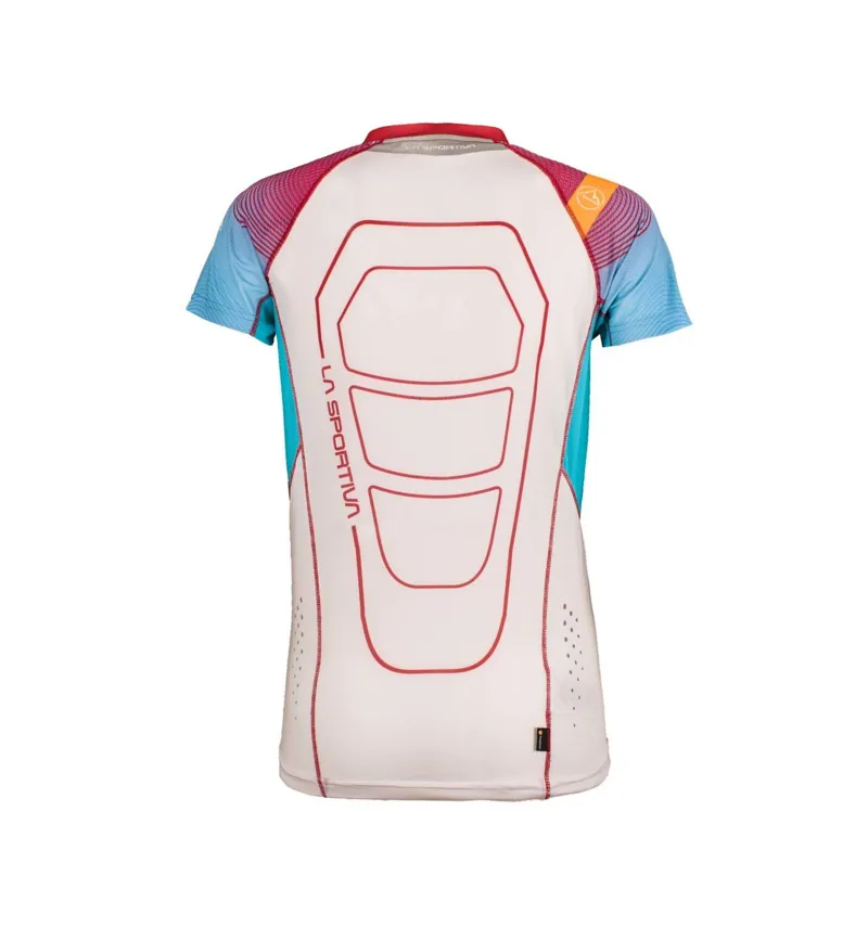 La Sportiva Speed T-Shirt in Berry/White-1