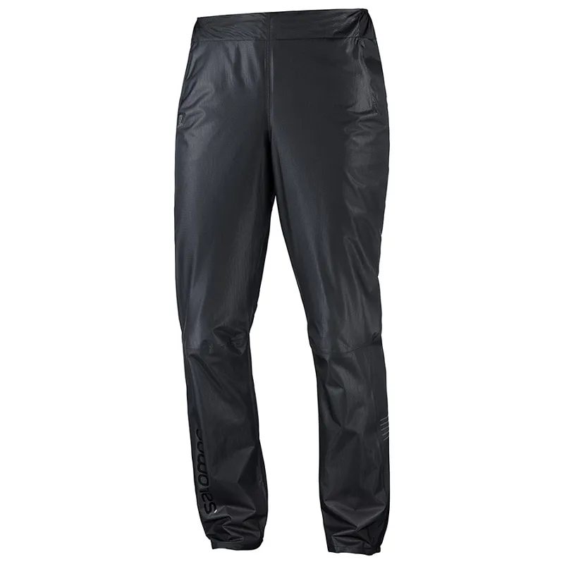 Salomon Womens Lightning Race Waterproof Pants in Black