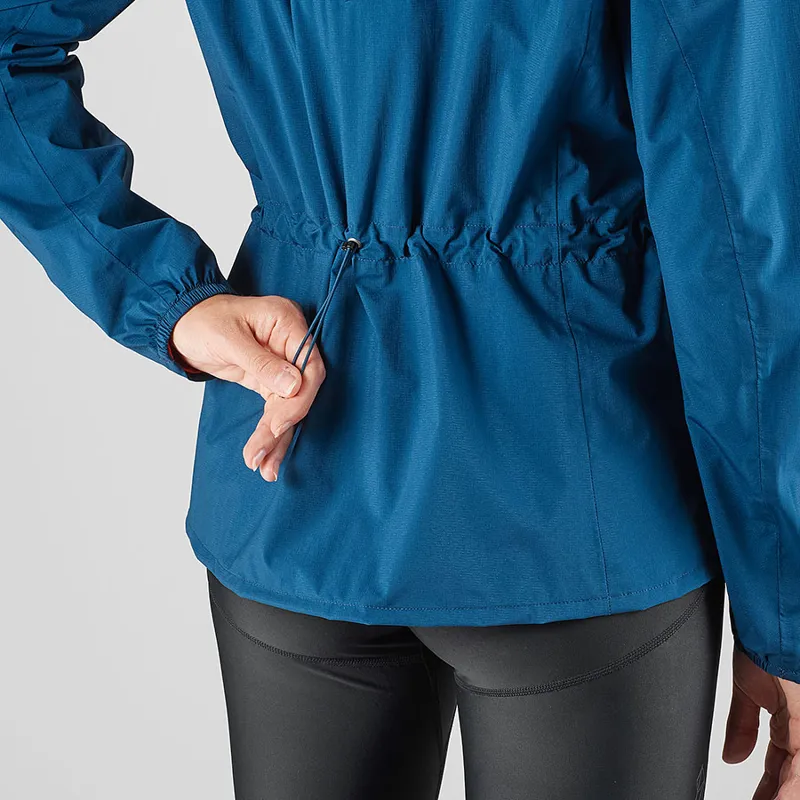 Salomon Womens Lightning Waterproof Running Jacket in Poseidon-5
