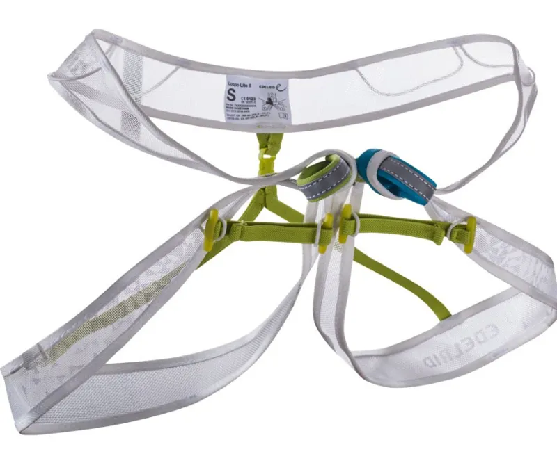Edelrid Loopo Lite Unisex Harness in Grey / Green