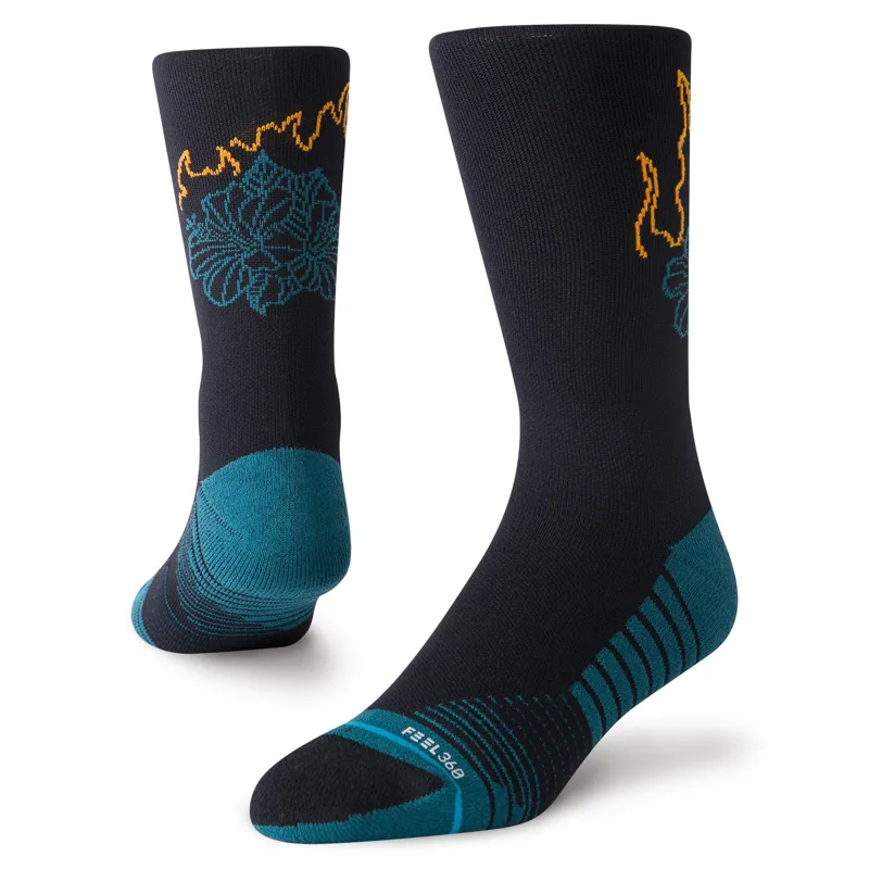Stance Flame On Crew Running Sock