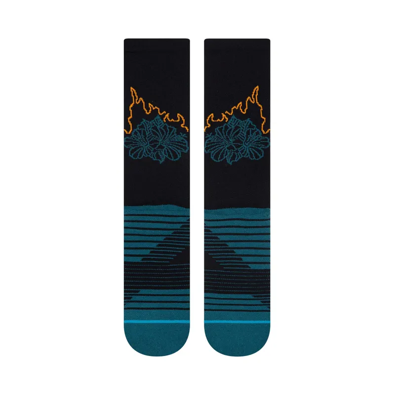 Stance Flame On Crew Running Sock-2