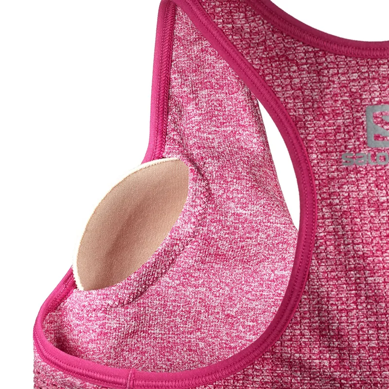Salomon Medium Impact Bra in Cerise-6