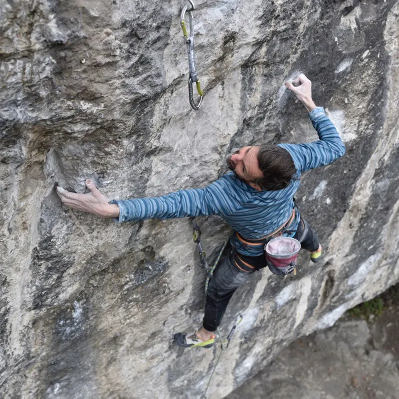 Moon Mens Striped Long Sleeve Top in Midnight-3