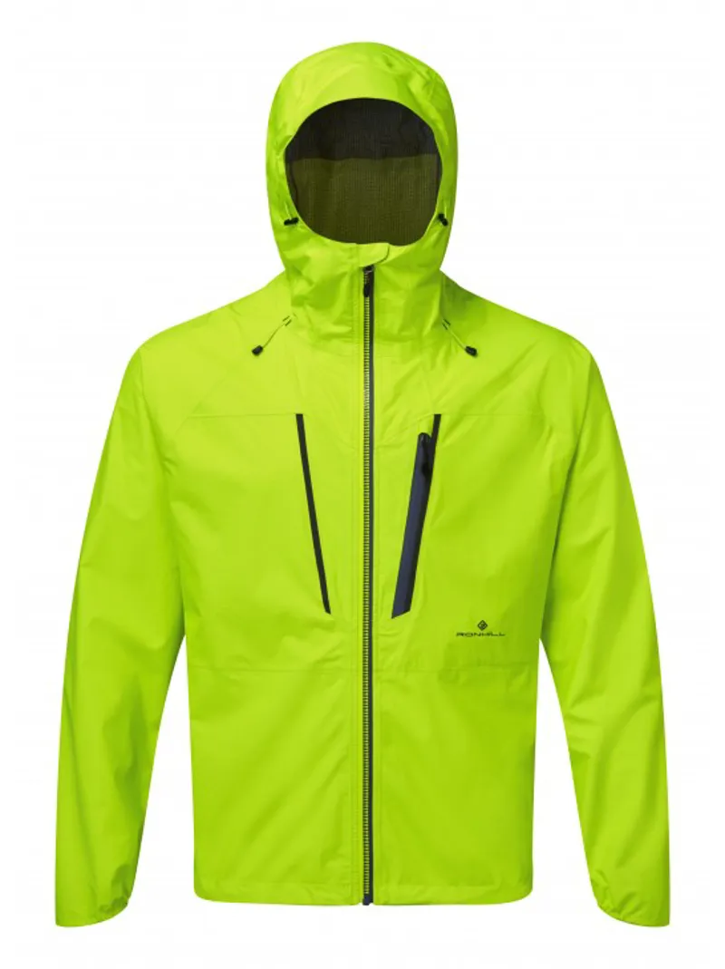 Ronhill Infinity Fortify Mens Waterproof Jacket in Fluo Yellow