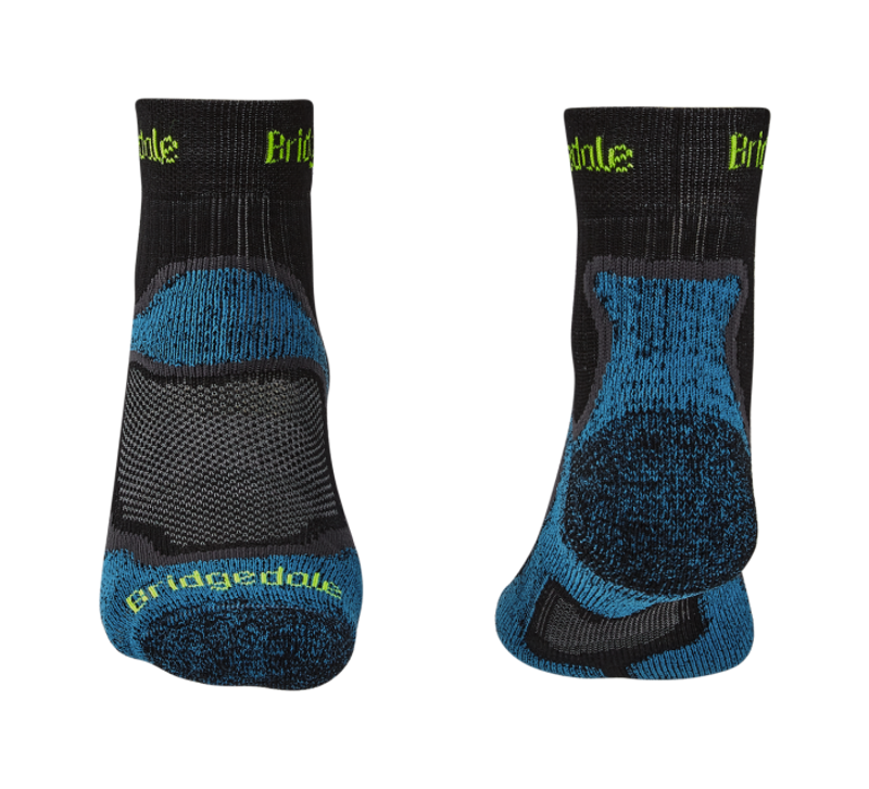 Bridgedale Mens Trailsport LW 3/4 Crew Socks in Shade Blue-1