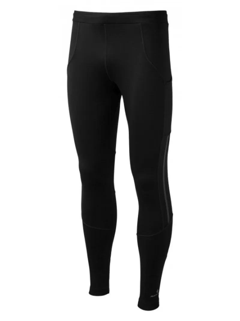 Ronhill Mens Stride Stretch Tight in All Black