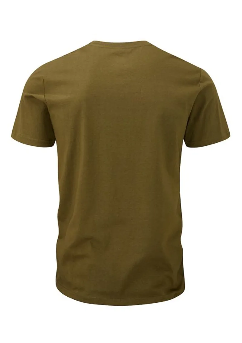Moon Men's Logo T-Shirt in Khaki-1