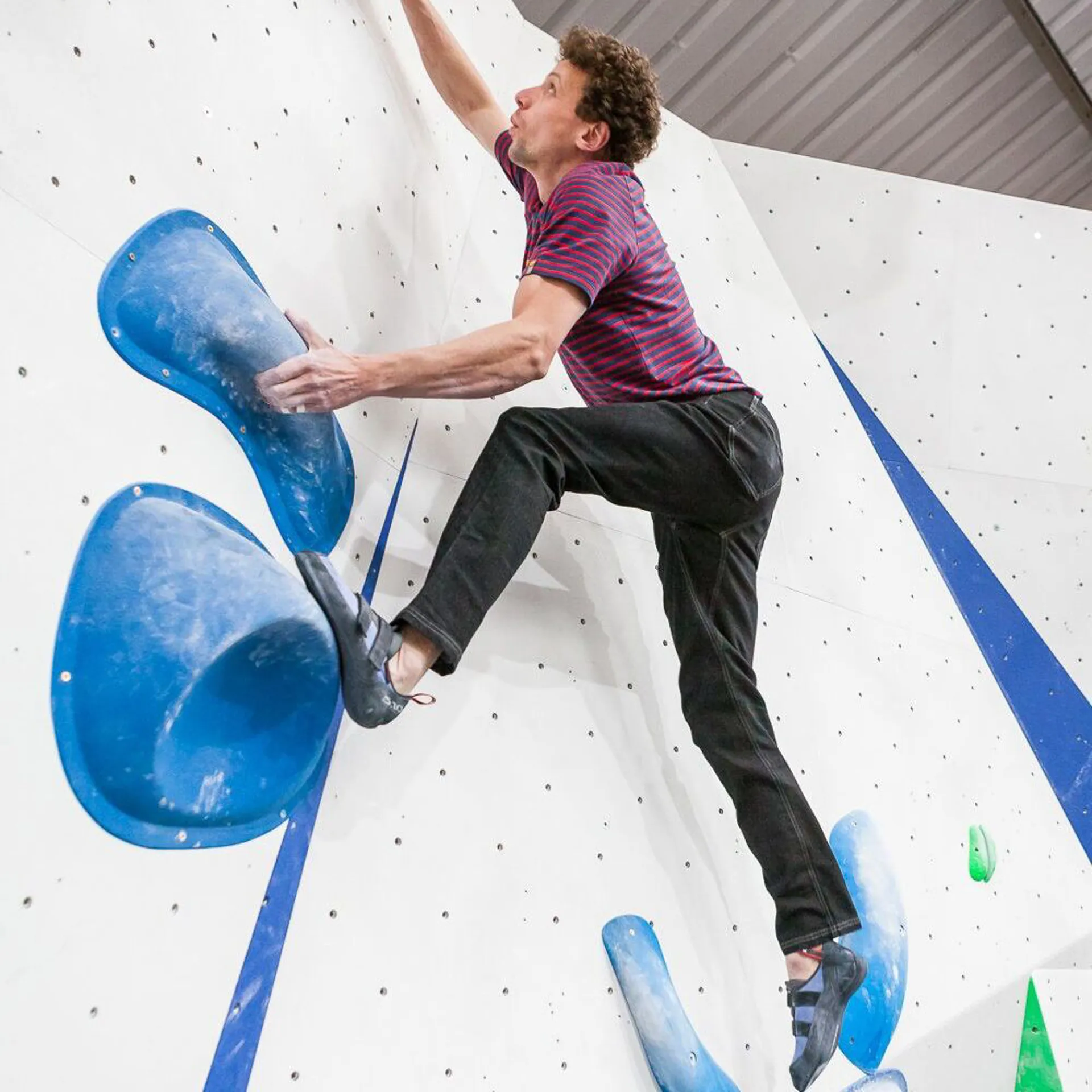 Moon Mens Hubble X Slim Fit Climbing Jean in Black