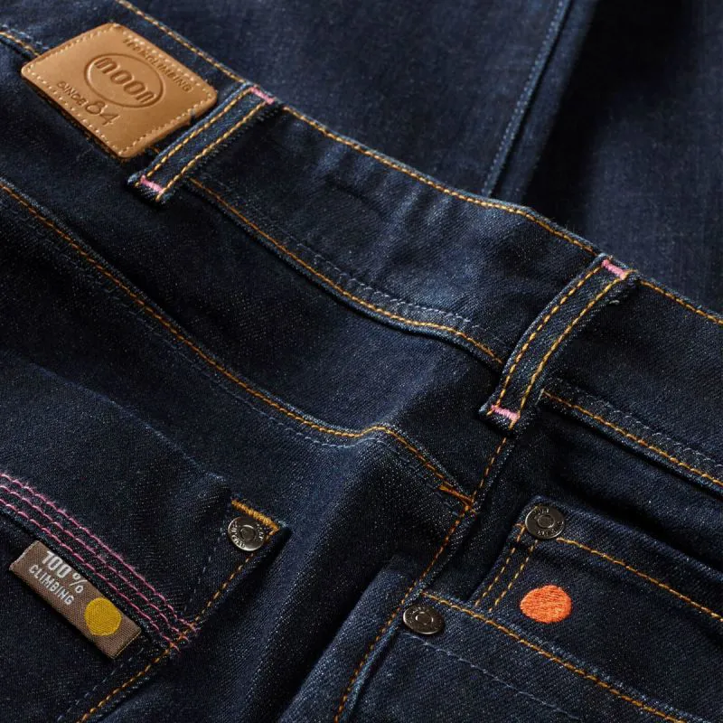 Moon Volta Jean Women's Climbing Trouser in Indigo-3