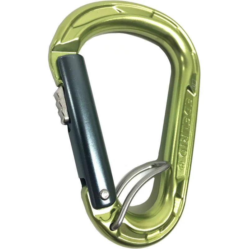Edelrid HMS Strike Screw Gate Carabiner in Grey