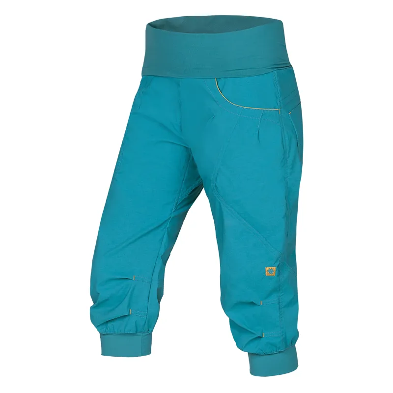 Ocun Noya Womens Short in Blue/Yellow