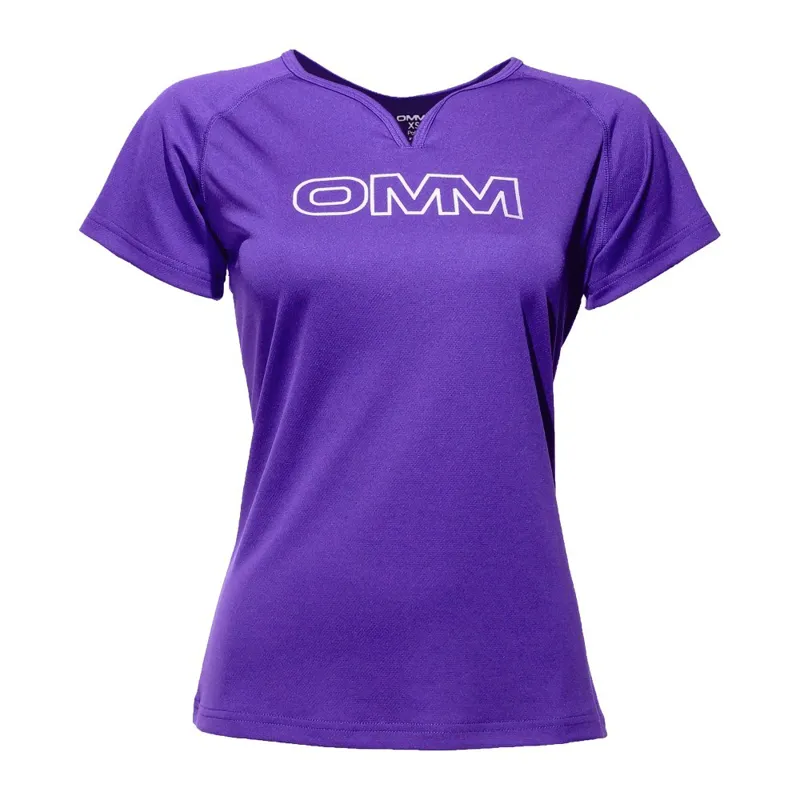 OMM Trail Tee Womens S/S Trail Running Shirt in Purple
