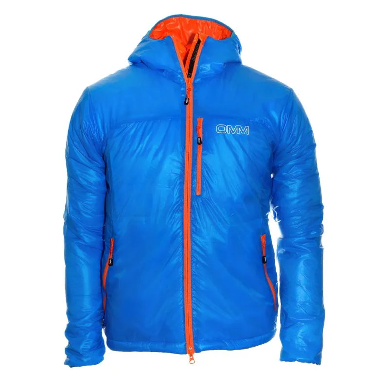 OMM Mountain Raid Hood Mens Jacket in Blue-3