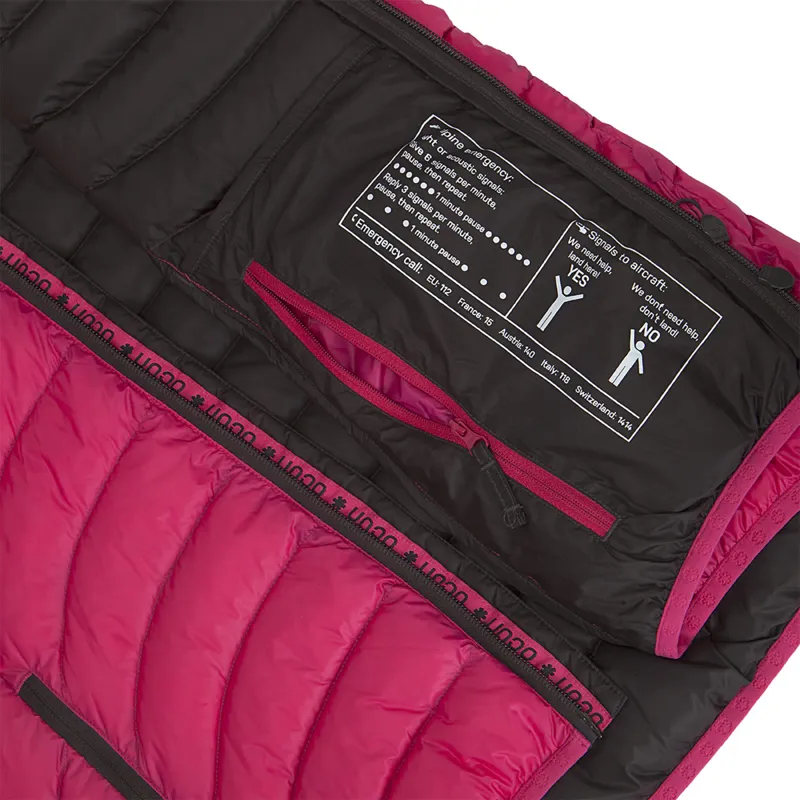 Ocun Womens Tsunami Down Jacket in Pink/Brown-3