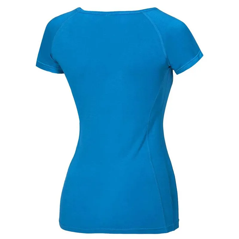 Ocun Bamboo T Meadow Women's T-Shirt in Vivid Blue-1