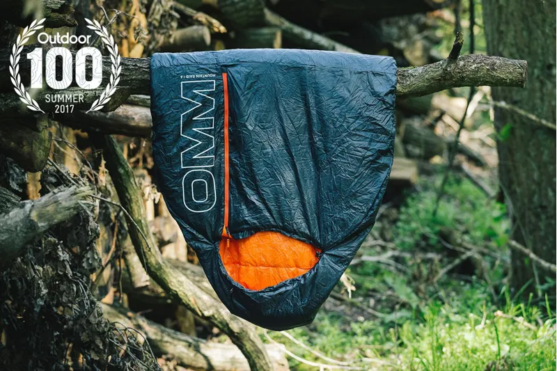 OMM Mountain Raid 1.6 Sleeping Bag in Black/Orange-2