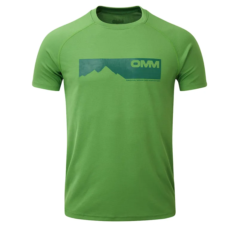 OMM Bearing Men's S/S Running T-Shirt in Green Mountain