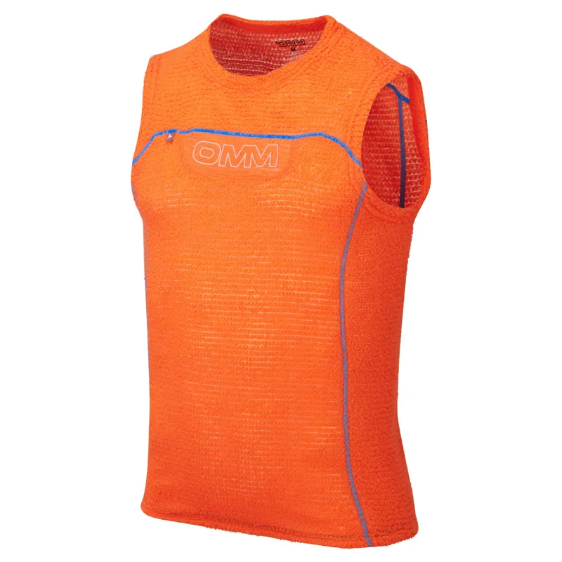 OMM Core Vest Men's Thermal Running Top in Orange-1