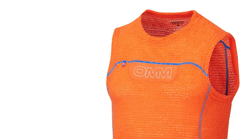 OMM Core Vest Men's Thermal Running Top in Orange-2