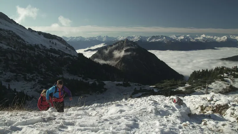 OMM Flash Winter Men's Running Tight in Black/Blue-4