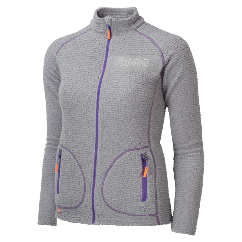 OMM Core Fleece Jacket Women's Thermal Running Top Grey