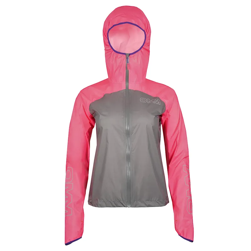 OMM Womens Halo Jacket in Grey/Pink-1