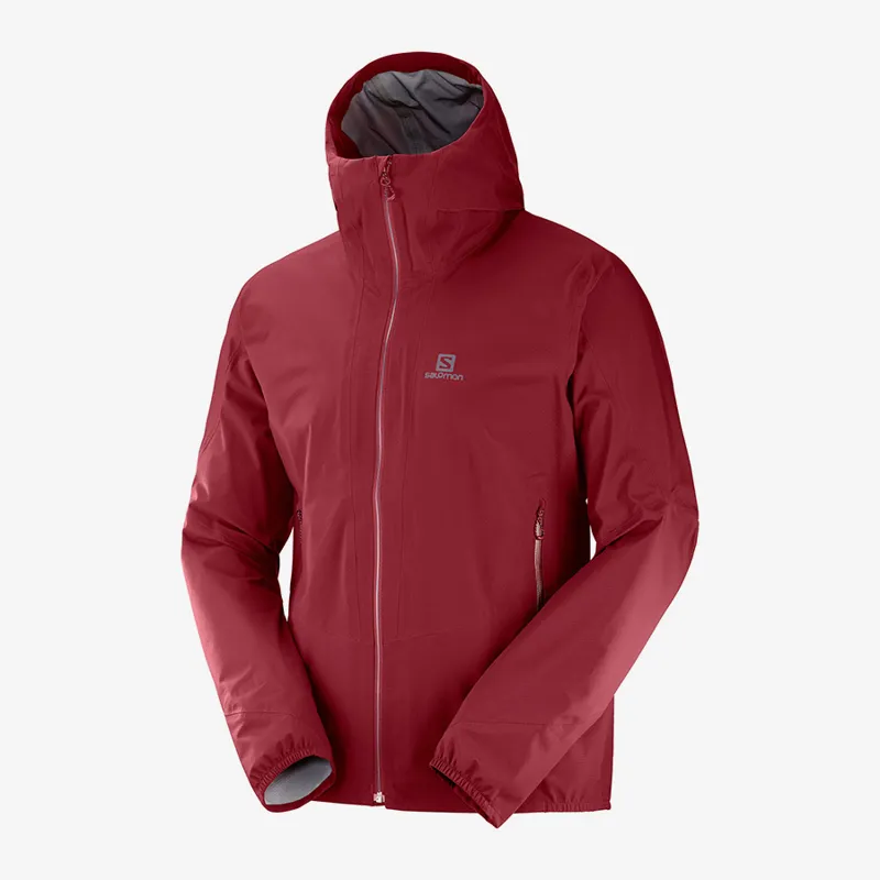 Salomon Mens Outine 360 3L Jacket in Biking Red