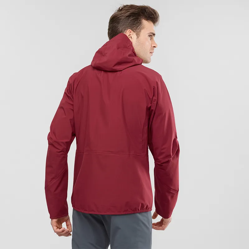 Salomon Mens Outine 360 3L Jacket in Biking Red-2