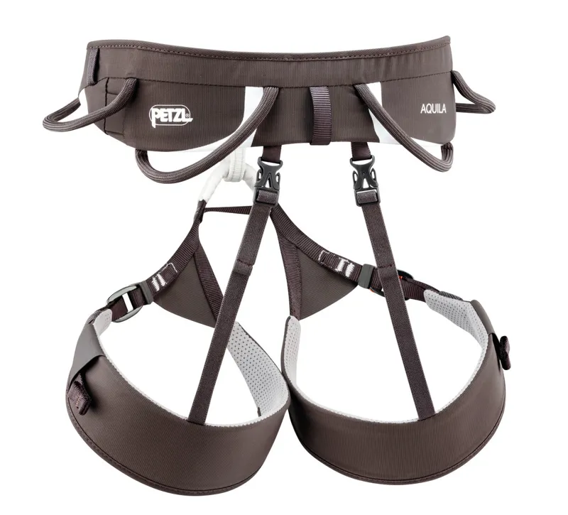 Petzl Aquila Climbing Harness in Grey-1