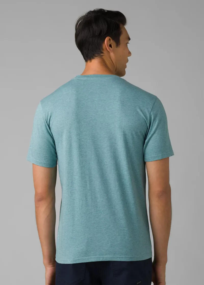 prAna Bear Squeeze Journeyman Men's T-Shirt in Shoreline Heather-2