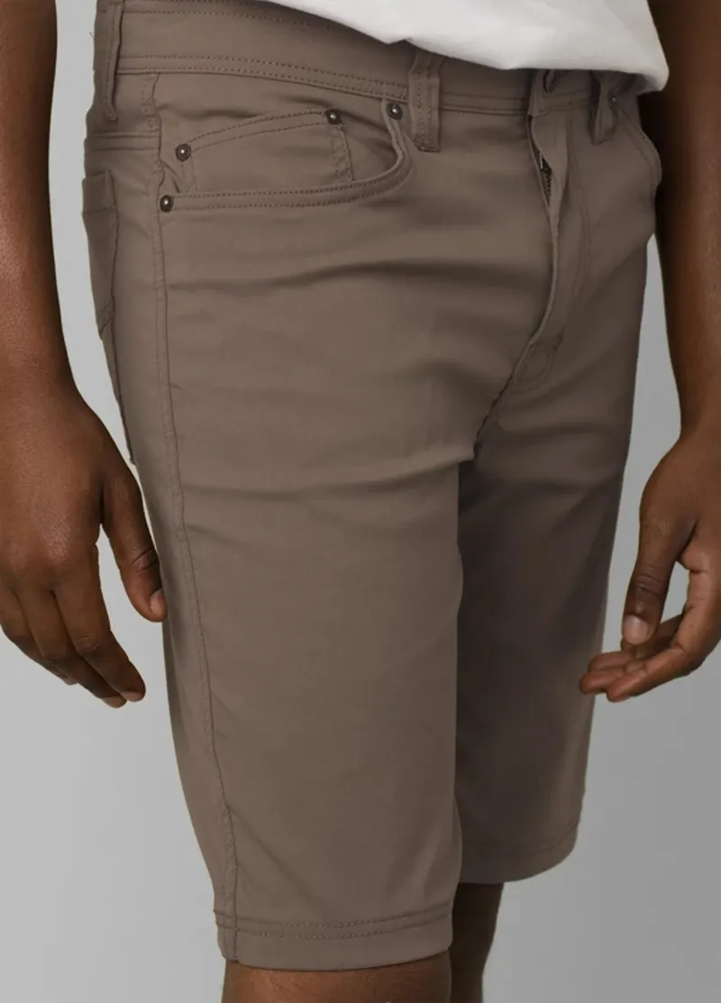 Prana Mens Brion Short 9 in Mud-3