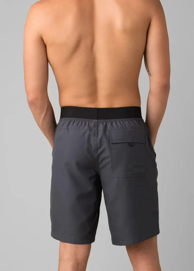 prAna Men's Mojo Short in Coal-2