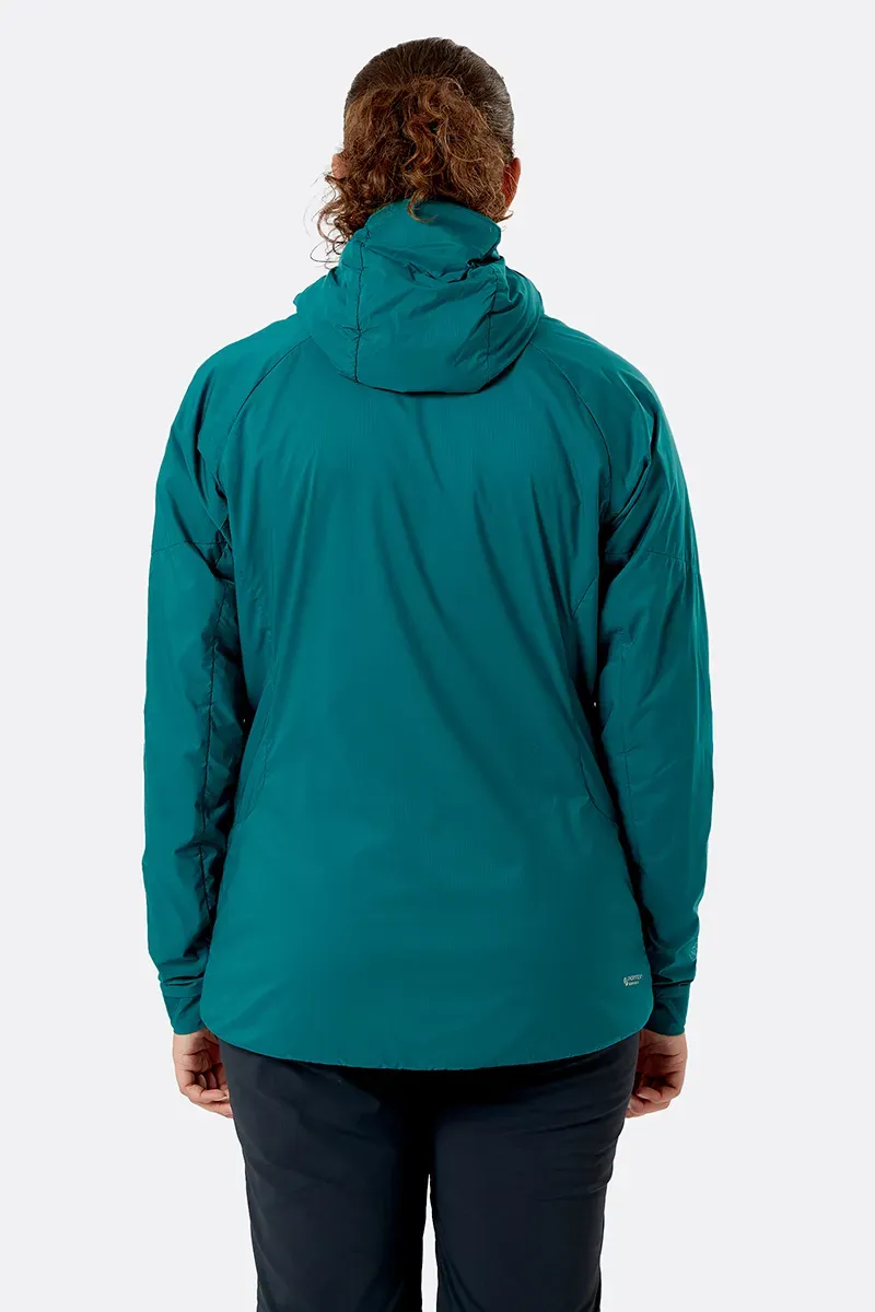 Rab Vapour-Rise Summit Women's Softshell Jacket in Atlantis-1