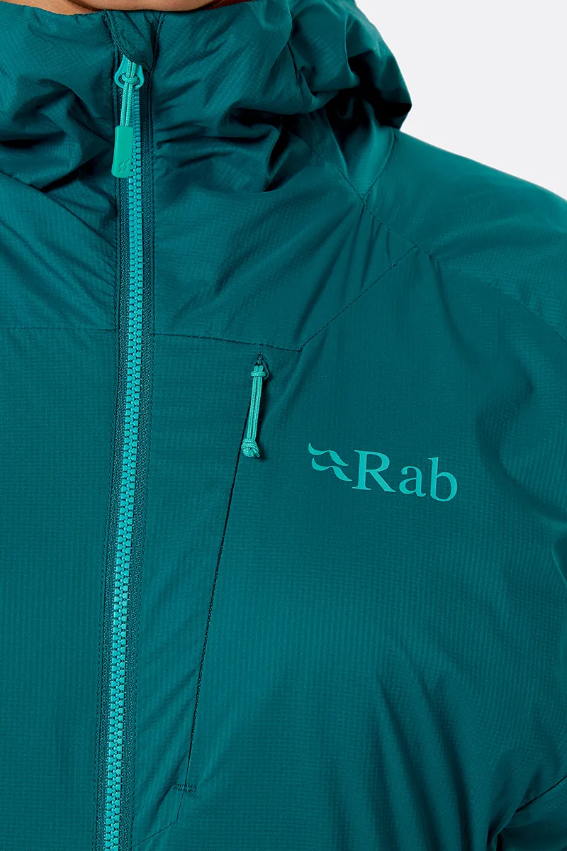 Rab Vapour-Rise Summit Women's Softshell Jacket in Atlantis-4