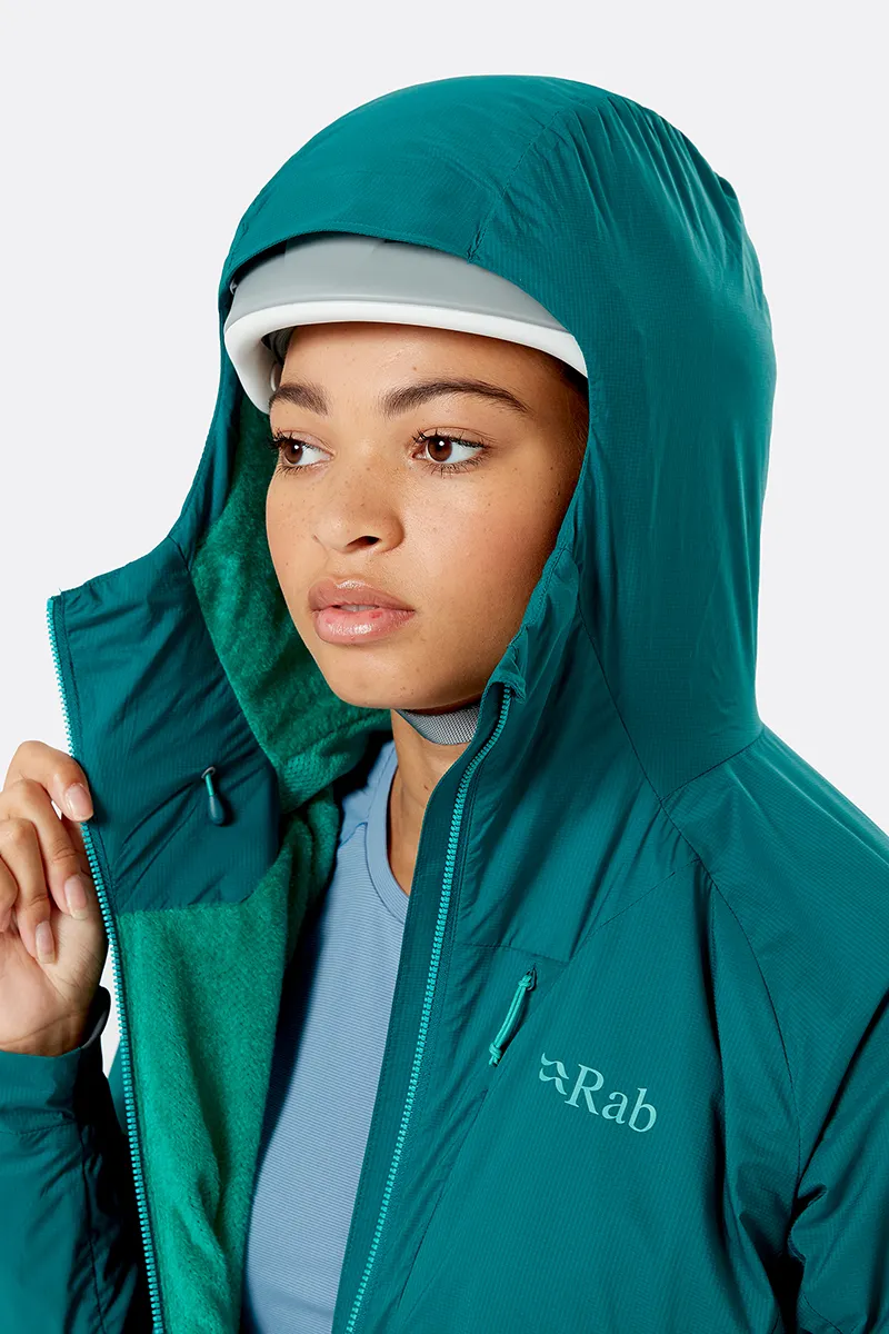 Rab Vapour-Rise Summit Women's Softshell Jacket in Atlantis-9