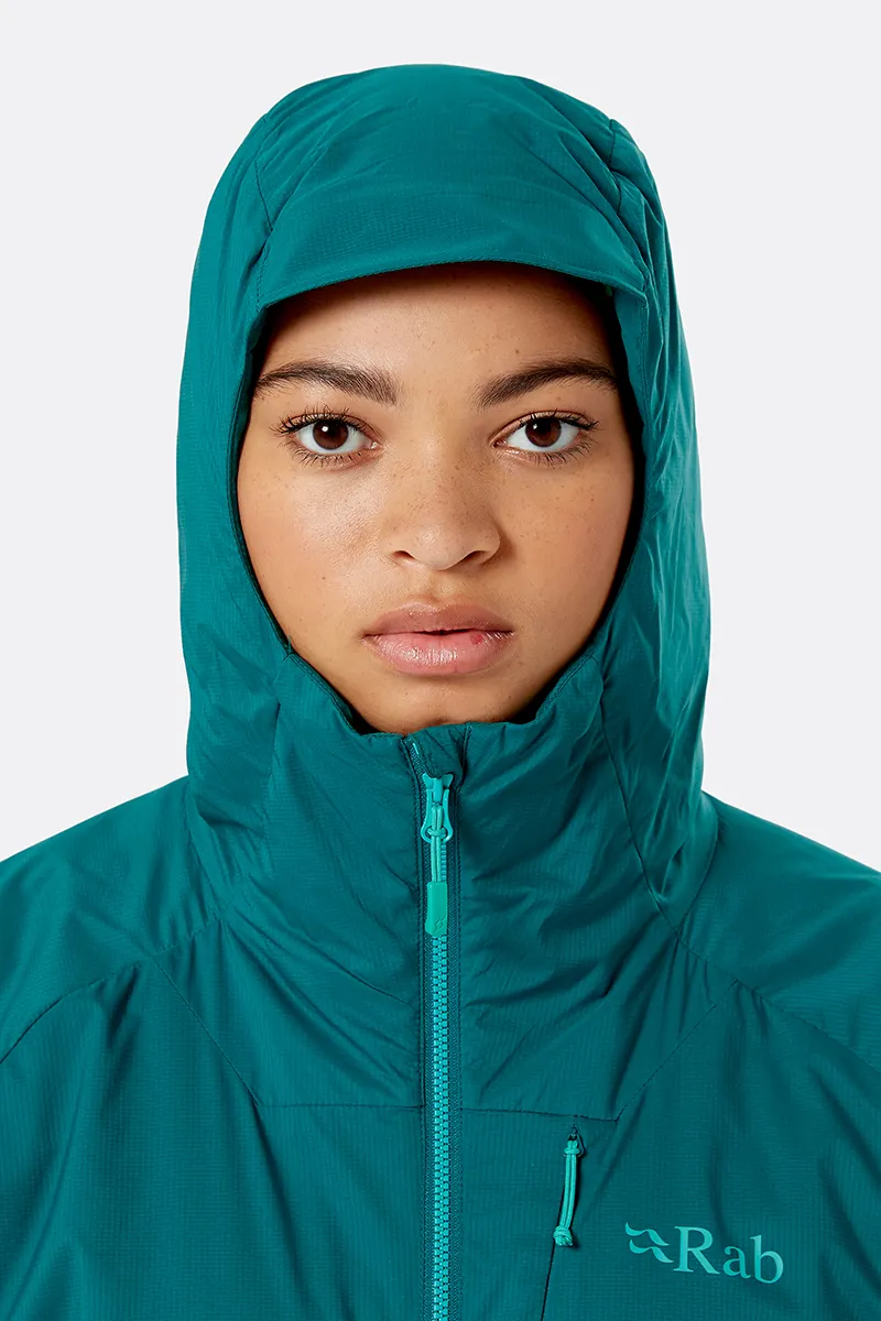 Rab Vapour-Rise Summit Women's Softshell Jacket in Atlantis-11