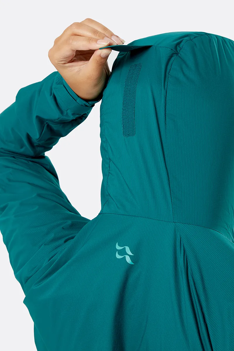 Rab Vapour-Rise Summit Women's Softshell Jacket in Atlantis-12