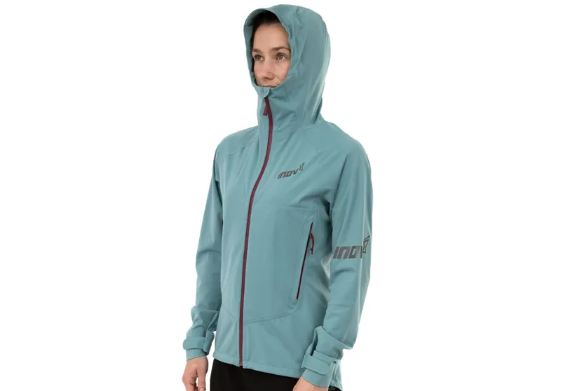 Inov8 AT/C Raceshell FZ Womens Waterproof Jacket in Blue Grey/Purple-5