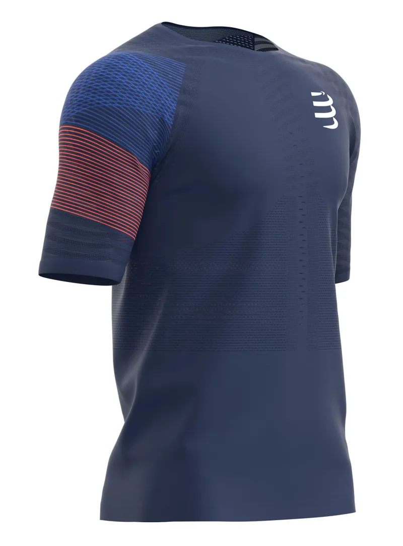 Compressport Racing SS Mens T-Shirt in Blue