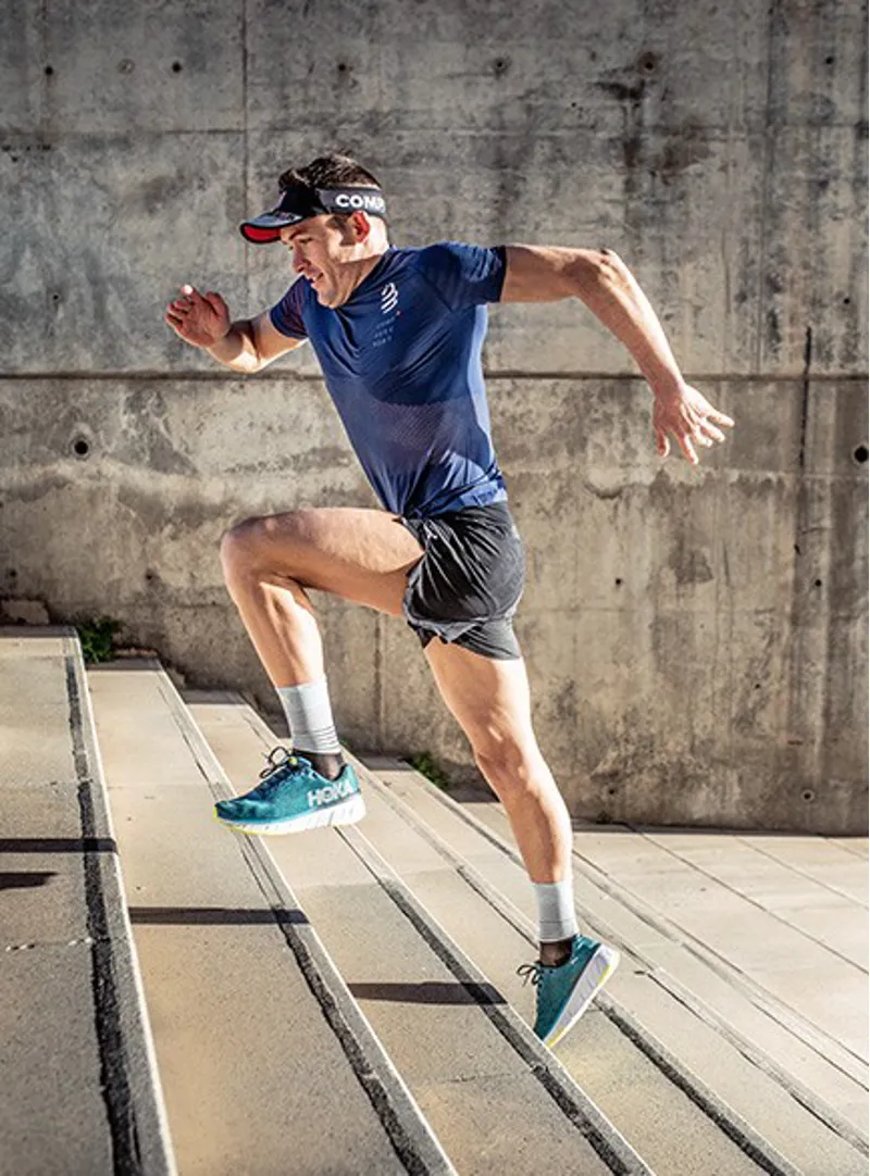 Compressport Racing SS Mens T-Shirt in Blue-1