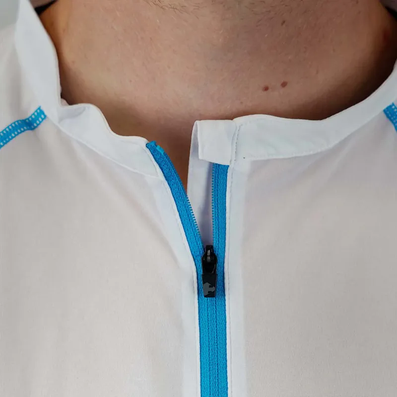 Raidlight Dry Light SS Zip Men's Running T-Shirt in White-3