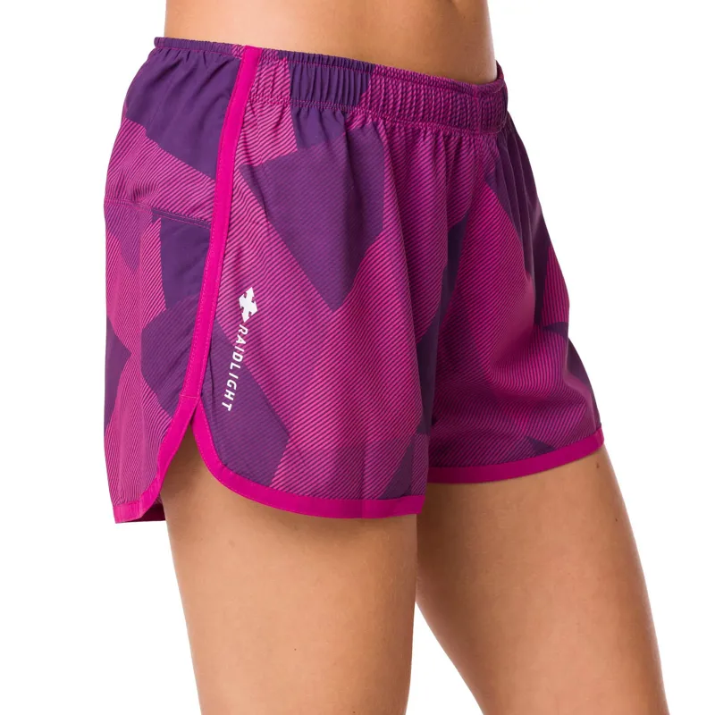 Raidlight Womens Activ Run Short in Purple-2