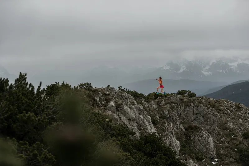 HOKA Zinal Women's Trail Running Shoe in Atlantis/Outer Space-11