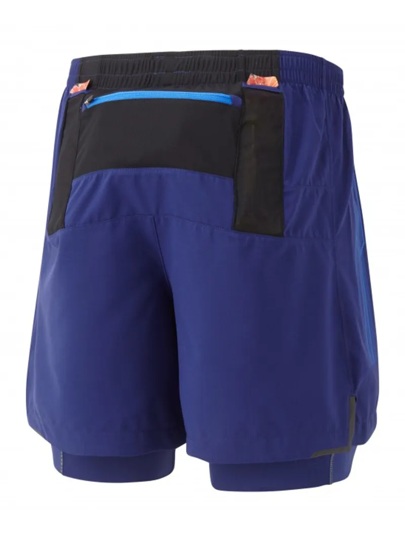 Ronhill Infinity Marathon Mens Twin Short in Midnight Blue/Azurite-1